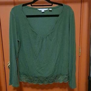 Brand:derek heart plus (Long sleeve Blouse)